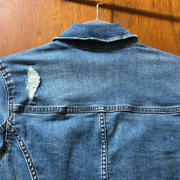 Rock & Republic Blue Denim Distressed Jacket NWOT - Picture 8 of 13